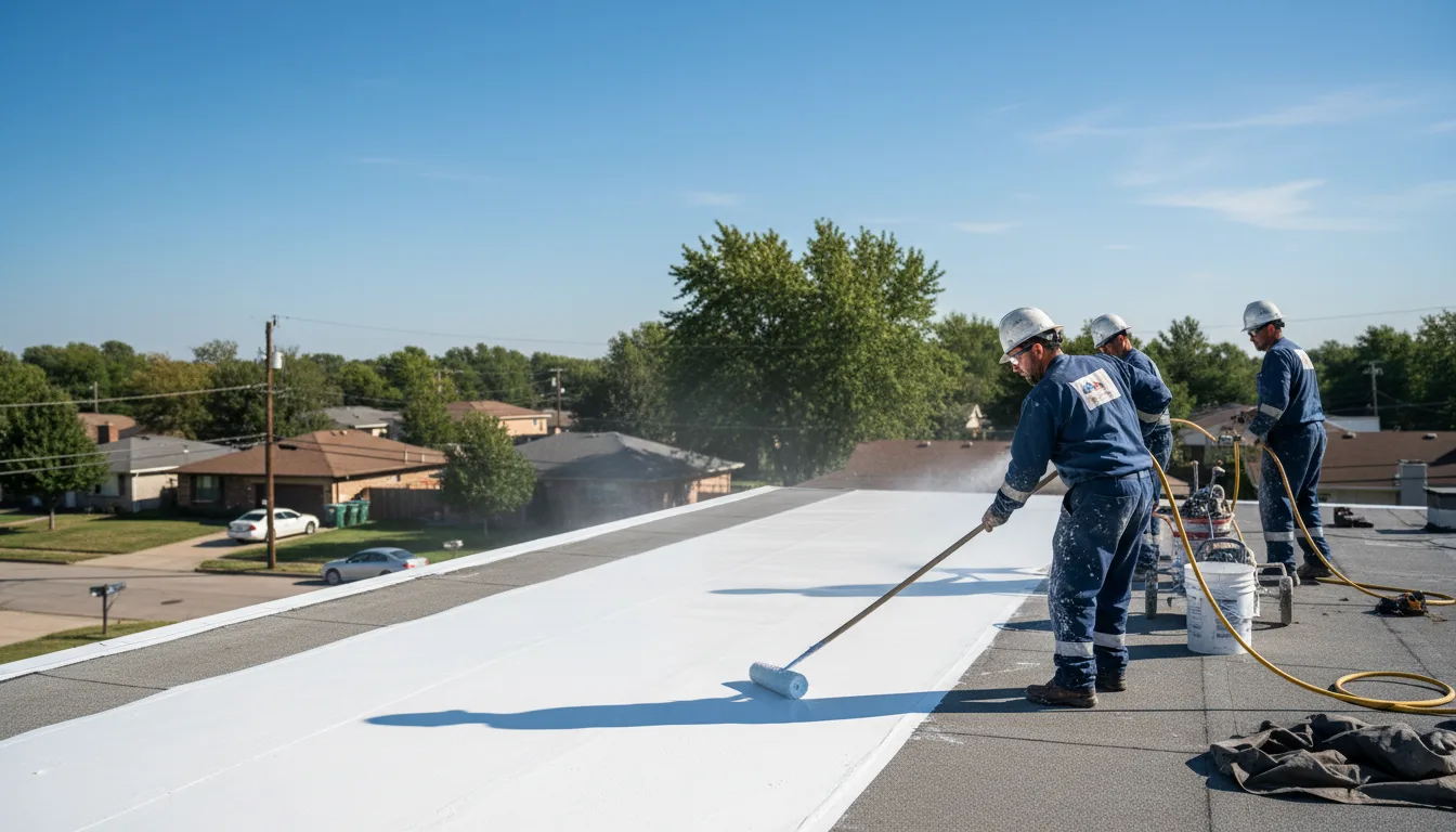 Commercial roof coating in Pittsford, MI near me